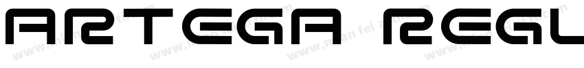 Artega Regular字体转换